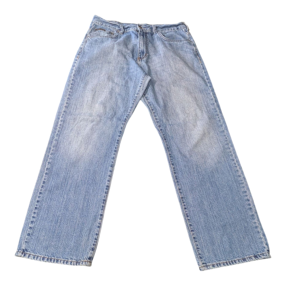 Calvin Klein -  Men's Jeans Light Wash - Size 36-30 - Relaxed Straight